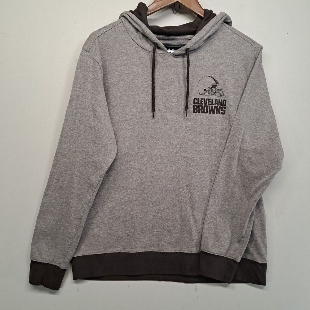 Darius Rucker NFL Collection Cleveland Browns Heather Gray Hooded Sweatshirt M